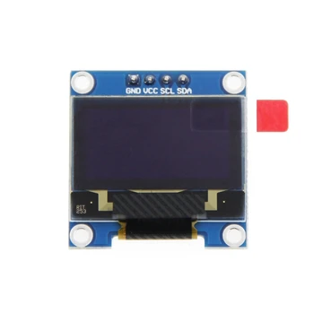 0.96 Palčni IIC I2C Serijski GND 128X64 OLED LCD LED prikazovalniku SSD1306 za Arduino Kit Beli Zaslon