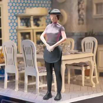 1:64 Diorama Ulica Znak Slika Simulacije z modeli Vlakov Ljudje Številke za Miniaturne Scene Lutke Pribor Postavitev