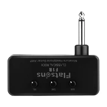 1 Nastavite Miniaturni Bas Kitara Slušalke Amp Mini Prenosni Žep Kitaro, Ojačevalec