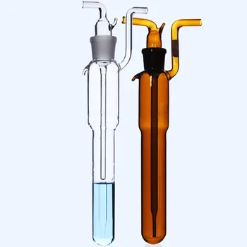 10 ml 25ml 50 ml Plina, Zbiranje Vzorčenje Cev Steklenico Absorber Labrotary Stekleni izdelki Kemijski Eksperiment za Formaldehida Zračni Mehurček