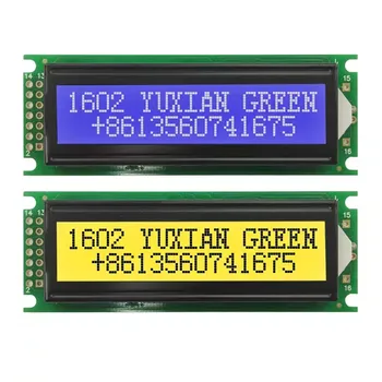 100%Nov original LCD1602 LCD 1602 moder zaslon z osvetlitvijo ozadja LCD-zaslon 1602A-5v