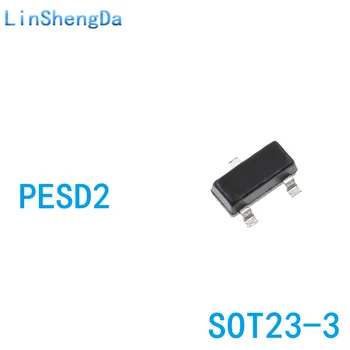 10PCS PESD2 LAHKO PESD2CAN sitotisk 6R SOT23 ESD zaščito tokokroga diode