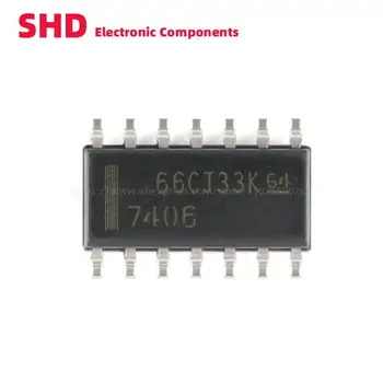 10PCS SN7406DR SN7407DR 7406 7407 SOIC-14 Buffers & Line Vozniki Hex inverter Rezerve Voznik IC SMD
