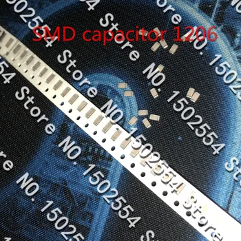 10PCS/VELIKO SMD keramični kondenzator 1206 223J 22NF 100V NPO COG 5% Keramični Kondenzator Visoka Frekvenca