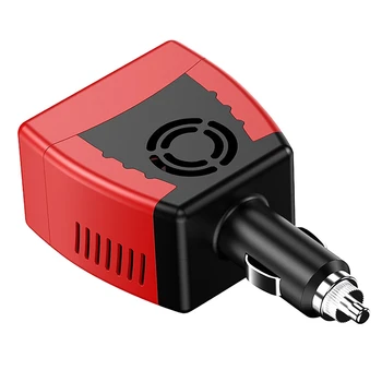 150W Power Inverter Z 2.1 USB Polnjenje Vrata Napajalni Pretvornik Za Avto