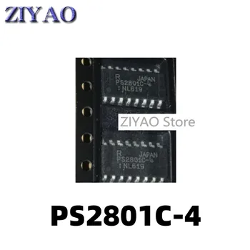 1PCS PS2801-4 PS2801C-4 SOP-16 čip four channel optocoupler