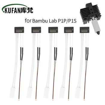 1PCS Za Bambu Lab P1P P1S Thermistor Keramični Vložek Grelca 24v 48w Ogrevanje Cevi za 3D Tiskanje Thermistor Hotend