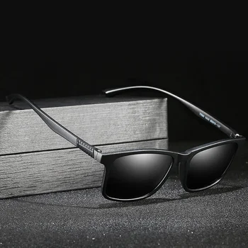 1Pcs Zadebelitev Objektiv Polarizirana sončna Očala Klasičen Šport Prilagodljiv Črni Okvir Očal je Unisex Slog Vožnje Ali Ribolov Očala