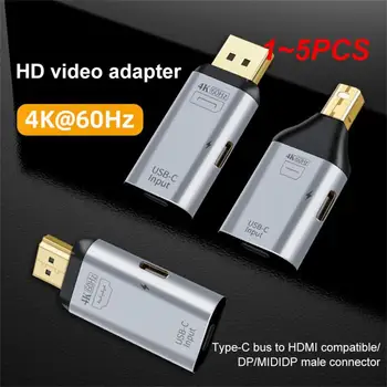 1~5PCS 4K USB C DP/HDMI je združljiv/Mini DP Pretvornika Ype C Do Thunderbolt 3 Adapter Za MacBook S20 USB-C