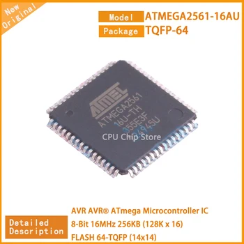 1~5Pcs Novo Izvirno ATMEGA2561-16AU ATMEGA2561 Mikrokrmilnik IC 8-Bitni 16MHz 256KB (128K x 16) FLASH 64-TQFP (14x14)