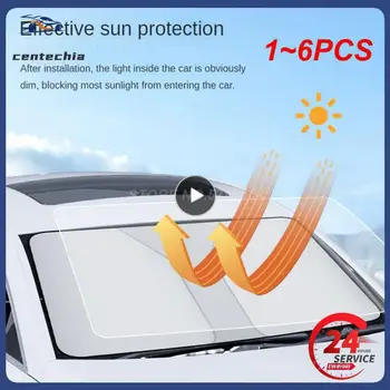 1~6PCS Vetrobransko steklo Avtomobila Sonce Odtenek Vizir UV Zaščito Ščit Vetrobransko steklo, Vizir Kritje Auto Zavese Dežnik Za Avto, Tovornjak & SUV