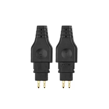 2 Kos Mini Slušalke Kabel Pin Avdio Priključek za Slušalke Priključite na Priključek za Sennheiser HD650 HD600 HD580 HD25 Črna