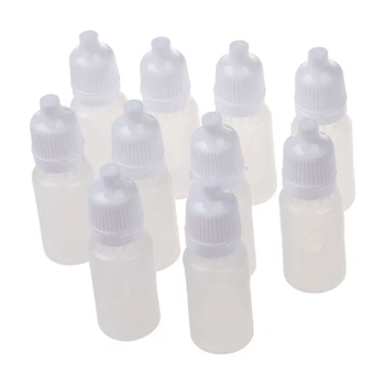 20 Kos 10 ML 1/3 OZ LDPE Plastičnih Childproof Kapalko Steklenice Olja Losjon