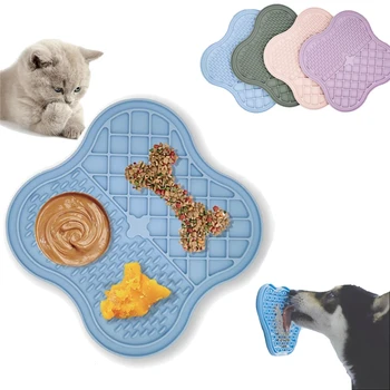 2023 Novega Ljubljenčka, Psa Počasno Hranjenje Hrane Mat Psi, Mačke Hrana Napajalni Silikonski Skledo Hranjenje Lizati Pad Pes Snuffle Mat
