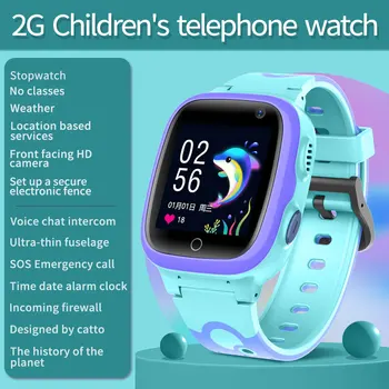 2023 NOVO H03 Otrok Smartwatch Elektronski Ograjo Video Klic SOS Sili GPS Glasbe HD Kamera Študent Otroci Fant Dekle Pametno Gledati