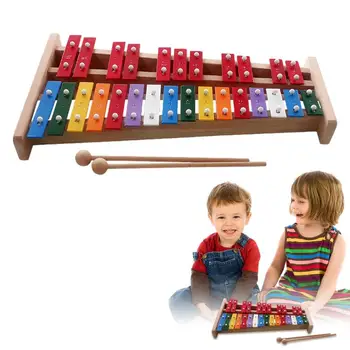 27 Opomba Xylophone Strani Bell Pisane Tolkala Otroška Izobraževalna Igrača Za Otroke, Glasbene Božično Darilo Otroci Glasbeni Instrument