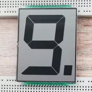 28PIN TN Pozitivno Velika, 1-Mestno Segment zaslona LCD Statične Pogon Širok kot Gledanja Široko Temperature