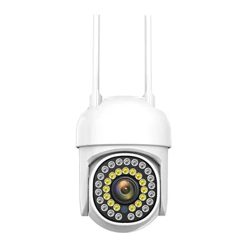 2MP 1080P V380 APP Barvno IP Dome Kamera AI Humanoid Odkrivanje Prostem Nepremočljiva Home Security CCTV Interkom Baby Monitor