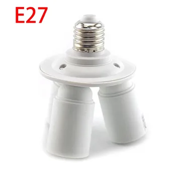 3 v 1 E27 vtičnica Žarnice Držalo za Ločevanje Žarnice Pretvornik Sijalka Baze LED 1 E27 3 E27 LED luči znanja Vtičnico AdaptorR1