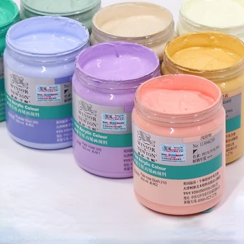 300 ML Pločevinkah Akril, Pigment za Umetnike DIY Ročno poslikano Nepremočljiva zaščito pred soncem Ustvarjanja Varnostnih Pigment Šoli ustvarjalce