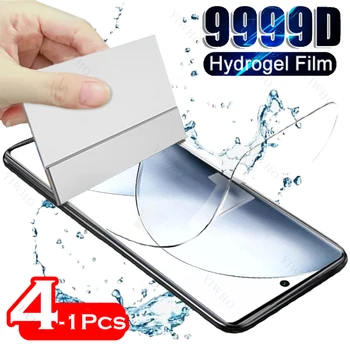4-1psc Spredaj Prozoren Film Hydrogel Film za Vivo V29 Pro V 29 Zaslon Protektorstvo Zaščitna Jasno Varnost Ni Kaljeno Steklo
