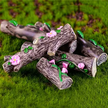 4 Kos/set Breskov Cvet Zjutraj Slavo Dopust, Drevesa Štor Bonsaj Mikro Krajine Moss Ornament Pravljice Vrt Doma Miniature
