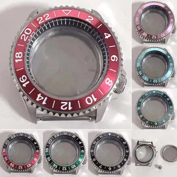 41.5 mm Watch Primeru za NH35 NH36 Gibanje 316L iz Nerjavečega Jekla, Črna Notranje Sence Datum na 3,8 uri Primeru Zamenjava za SKX007