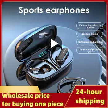 5.3 Slušalke Res, Brezžične Slušalke, Gumb za Nadzor Zmanjšanje Hrupa Earhooks Nepremočljiva z Mikrofonom Slušalke