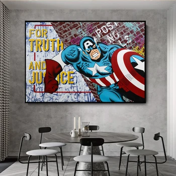 5D DIY Disney Diamond Risanje Marvel Superheroj Avengers Captain America Diamond Vezenje Navzkrižno Šiv Komplet Spalnica Doma Dekor