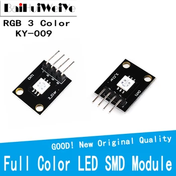 5PCS/VELIKO KY-009 5050 PWM Modulator RGB SMD LED Modul 3 Barvna Svetloba Za Arduino MCU Maline PRIM Odbor Tri Primarne Barve