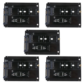 5X Black Primeru CY B+M Stojalo 2 M. 2 NGFF (SATA) SSD 2,5 SATA Adapter Za 2230/2242/2260/2280Mm M2 SSD