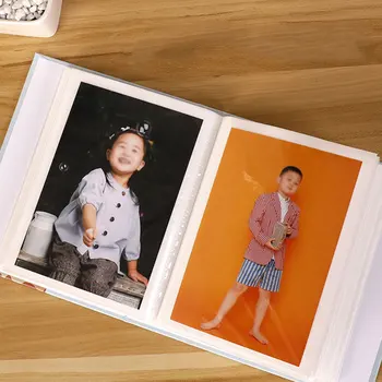 6 Inch Velike Zmogljivosti, Foto Album 4D Zbiranje Knjiga 100 Žepi Poročno Fotografijo Otroške Spomine Photocard Imetnika