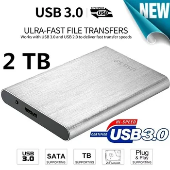 64TB Prenosni SSD Zunanji Trdi Disk Visoke Zmogljivosti Naprave za Shranjevanje USB 3.0 16TB 8TB 4TB Mobilnega Trde Diske Za Namizni/Prenosni računalnik