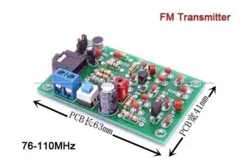76-110MHz FM Oddajnik DIY MP3 Audio Brezžični Oddajnik Modul radio statio DC 3v-12V ZA brezžični mikrofon