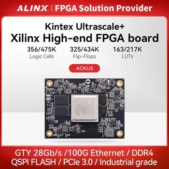 ALINX ACKU5 Xilinx Kintex UltraScale+ FPGA Jedro Odbor Vrednotenje Table & Kompleti SOM PCIE3.0 GTY XCKU5P