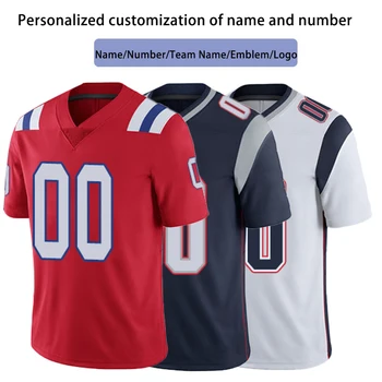 Ameriški Nogometni Dres Osebno Prilagajanje Ekipa Emblem Logotip, Ime, Številko, Ime Ekipe NFL Brady Jersey