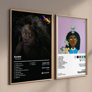 Ameriški Rapper Pesnik In Producent Noname Najnovejši Hit Music Album Cover Plakat Za Prostor Wall Art Doma Dekor Slike Darila