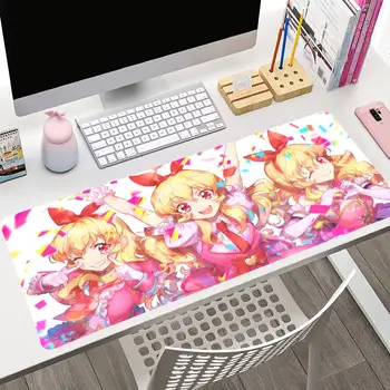 Anmie Dekleta Aikatsu Idol Dejanje Mousepad Velike Gaming Mouse Pad LockEdge Zgosti Računalniška Tipkovnica Tabela Desk Mat