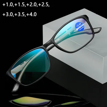Anti-modra Obravnavi Očala Ultra Lahka Smolo Računalniške Očala, Moda Prilagodljiv Športna Očala +1.0 1.5 2 2.5 4.0