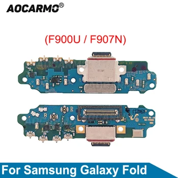 Aocarmo Za Samsung Galaxy Krat F9000 F900U F907N Polnilnik USB Port Polnjenje Dock Flex Kabel Nadomestni Del