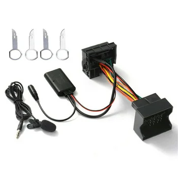 Avto Bluetooth Audio Kabel Adapter za Ford Fiesta Poudarek Kuga Mondeo Sony 6000CD Radio Musik Stream