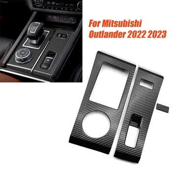 Avto Konzole Prestavna Plošča Trim Kritje za Mitsubishi Outlander 2022 2023 LHD Centralni Nadzorni Okvir Dekor Nalepka