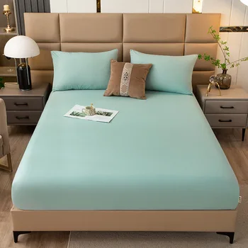 Barva oprati surovi bombaž posteljo stanja, en kos popolno zaščito postelja kritje, postelja ona et, postelja kritje, in vzmetnice 385
