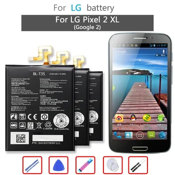 BL-T35 3520mAh Mobilni Telefon Baterija Za LG za Google Nexus Pixel 2 XL BLT35 Bateria + nalepke
