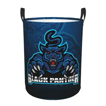 Black Panther Esport Gaming Pralnica Ovirajo Velike Skladiščenje Košarico Otroci Odraščanja Igrača Organizator