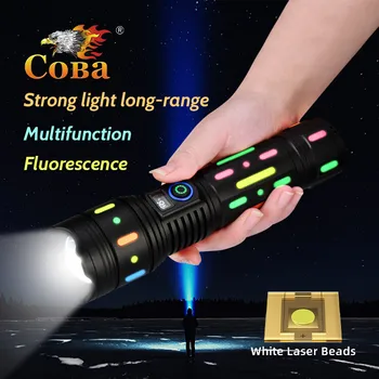 COBA Prenosni Žaromet COB Strobe Smerniki Multifunkcijski USB Polnilne ali AAAx3 Baterije, za Kampiranje Prenosni Pohodništvo Tek