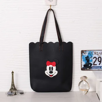 Disney Mickey mouse risanka torba dekle vrečko damo lepo torbico z Visoko zmogljivostjo vreča za shranjevanje moda