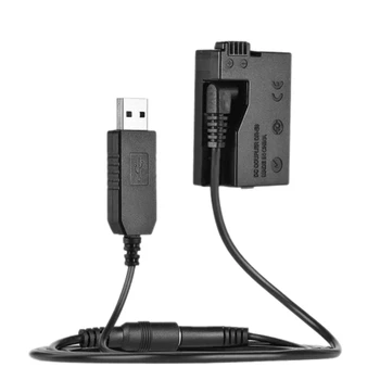 DR-E8 Nadomestno Baterijo z DC Power Bank USB Adapter Kabel Zamenjava za LP-E8 za Canon EOS 550D 600D 650D 700D DSLR Fotoaparati
