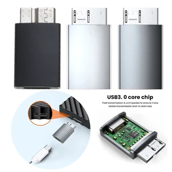 Eleganten USB C Mikro B Ac, Super Hitro 400Mbs Hitrost Prenosa Pretvornik
