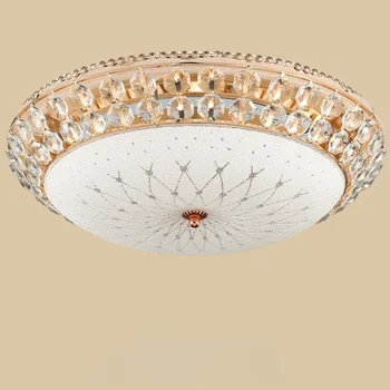 Evropski stil crystal LED stropna luč, sodoben minimalističen, dnevna soba, jedilnica spalnica ustvarjalne stropne luči